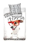 Pościel - KOMPLET POŚCIELI 160x200 BAWEŁNA 100% PIES NL203007 - miniaturka - grafika 1