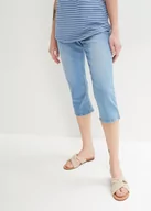 Spodnie damskie - Rybaczki dżinsowe ze stretchem - bonprix - miniaturka - grafika 1