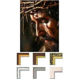 Obraz religijny Jezus Chrystus Umęczony w koronie cierniowej - Ikony i obrazy sakralne Obraz religijny Jezus Chrystus Umęczony w koronie cierniowej - Ikony i obrazy sakralne - miniaturka - grafika 1