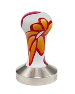 Akcesoria i części do ekspresów do kawy - Motta tamper Flower z drewnianą rączką 58 mm płaski - miniaturka - grafika 1