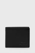 Portfele - Aeronautica Militare portfel skórzany męski kolor czarny - miniaturka - grafika 1