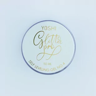 Yoshi - ŻEL BUDUJĄCY Samopoziomujący Glitter Pro No 4 50 ml - Żele do paznokci - miniaturka - grafika 2