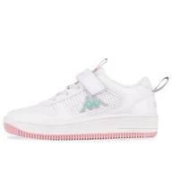 Buty dla dziewczynek - Buty Kappa Fogo K 260989K-1021 - białe - miniaturka - grafika 1