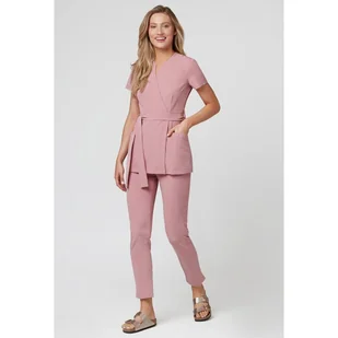 Fartuszek Medyczny Sophia - Blossom Pink Rozmiar: 34 - Odzież medyczna - miniaturka - grafika 3