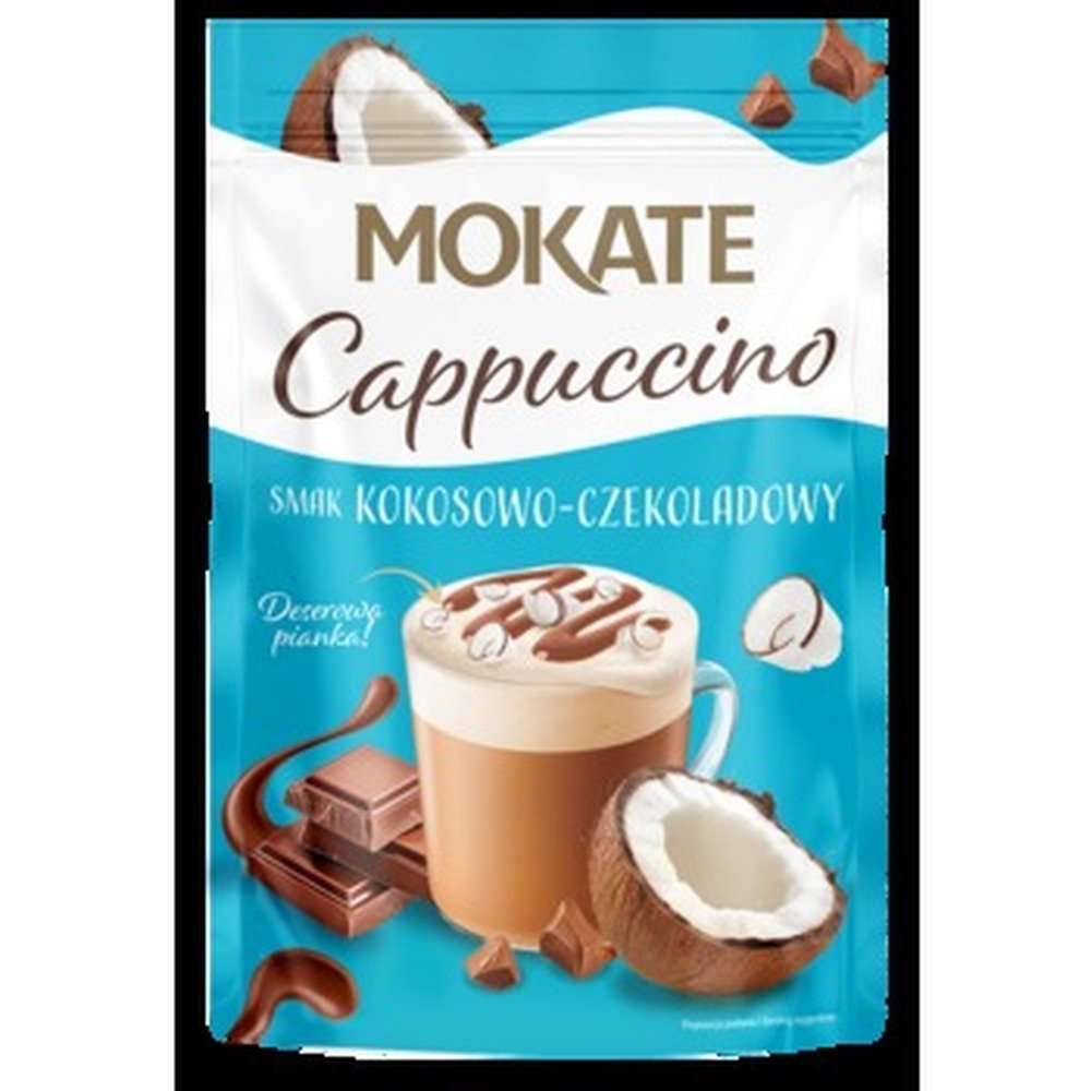 Napój kawowy rozpuszczalny Mokate Cappuccino o smaku kokosowo-czekoladowym 110 g