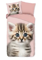 Pościel dla dzieci - Pościel Flanelowa Kotek Kot 140X200 Dla Dziecka Ciepła Gruba Dziecięca - miniaturka - grafika 1