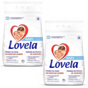 Lovela Baby Hipoalergiczny proszek do prania koloru dla dzieci 4,1 kg (41 prań) - Środki do prania - miniaturka - grafika 1