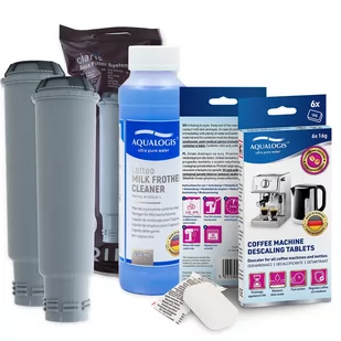Zestaw Krups filtr KRUPS F08801 2szt, Latteo 250ml, Decalc 6szt - Akcesoria i części do ekspresów do kawy - miniaturka - grafika 1