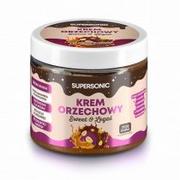 Słodkie kremy i masła - Supersonic Orzechowy krem proteinowy o smaku czekolady i karmelu z kawałkami orzechów 160 g - miniaturka - grafika 1