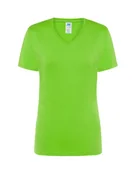 Odzież robocza - T-shirt Damski limonka dekolt w serek roz. L - miniaturka - grafika 1