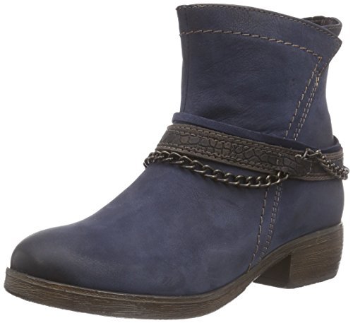 s.Oliver 25350 damskie kozaki z krótką cholewką, niebieski - Niebieski Navy Espresso 817-42 EU