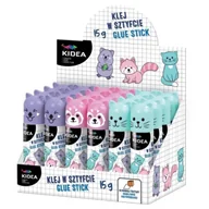 Kleje biurowe - Klej w sztyfcie z figurkę 15g (24szt) KIDEA - DERFORM - miniaturka - grafika 1