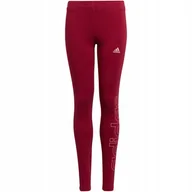 Legginsy - Legginsy dla dzieci adidas Essentials Tights czerwone HE1971 170cm - miniaturka - grafika 1