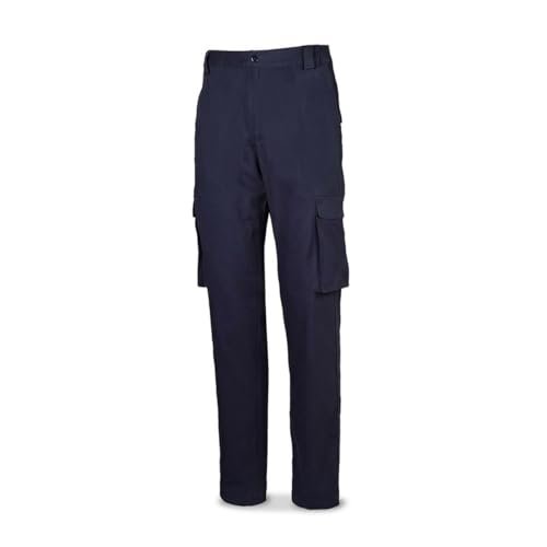 Spodnie długie Juba Multi-pocket 98% bawełny, 2% elastanu 240 g/m². Granatowe - Rozmiar: XL
