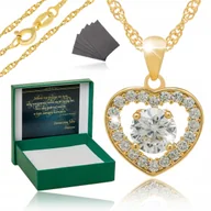 Biżuteria dla dzieci - Naszyjnik Serce 925 Chrzest Komunia Prezent - miniaturka - grafika 1