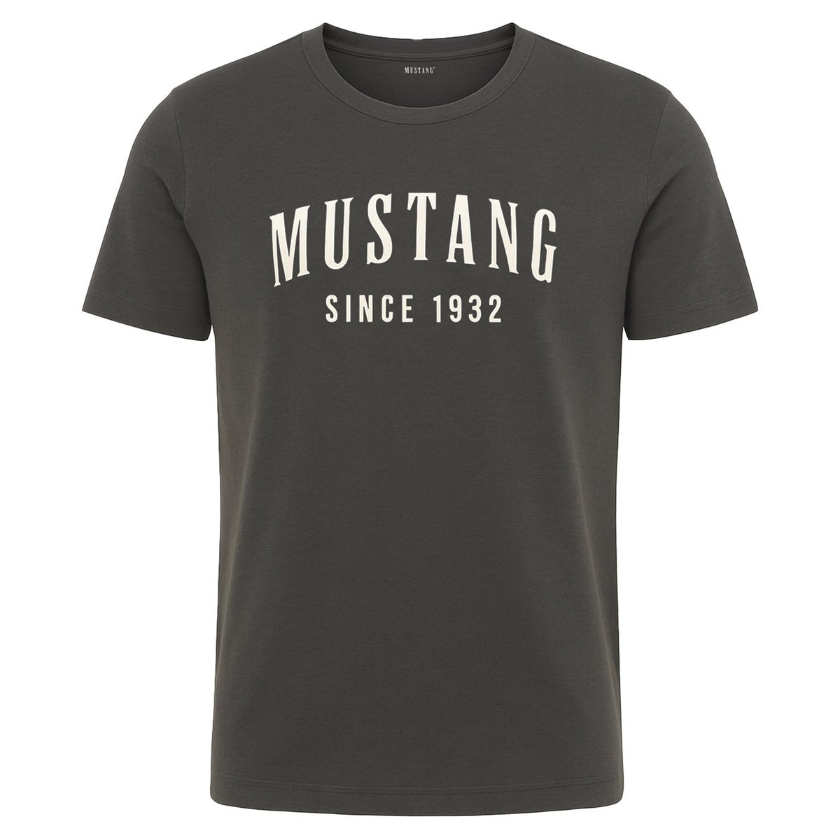 Mustang Koszulka Męska T-shirt Bawełniana 4260 Grafitowa Rozmiar XL