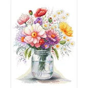 Pasmanteria - Haft krzyżykowy - Zestaw do haftu - Polne kwiaty - miniaturka - grafika 1