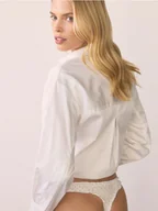 Majtki damskie - Reserved - Majtki typu stringi 3 pack - złamana biel - miniaturka - grafika 1