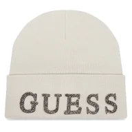 Czapki damskie - Czapka Guess AW5398 POL01 Beżowy - miniaturka - grafika 1