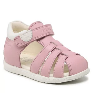Sandały Geox - B Sandal Macchia Gir B254WB08554C8011 Beżowy - Sandały damskie - miniaturka - grafika 1