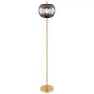 Lampy stojące - Globo Blacky 15345SMM lampa stojąca podłogowa 1x60W E27 dymiona/mosiądz - miniaturka - grafika 1
