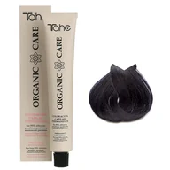 Farby do włosów i szampony koloryzujące - Tahe Organic Care, organiczna farba do włosów bez amoniaku, 1.1, 100ml - miniaturka - grafika 1