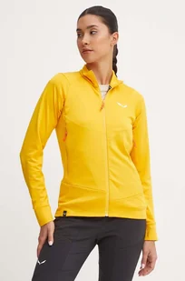 Salewa bluza sportowa Puez Polarlite kolor żółty gładka 00.0000028479 - Bluzy damskie - miniaturka - grafika 1