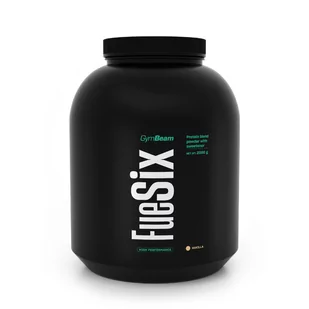 GymBeam Białko FueSix 2000 g truskawka - Odżywki białkowe - miniaturka - grafika 1