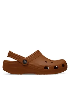 Crocs Klapki Classic 10001 Brązowy - Klapki i japonki męskie - miniaturka - grafika 1