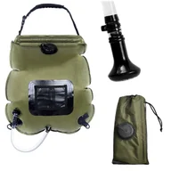 Akcesoria turystyczne - Prysznic Turystyczny 20l Solarny z Termometrem - miniaturka - grafika 1