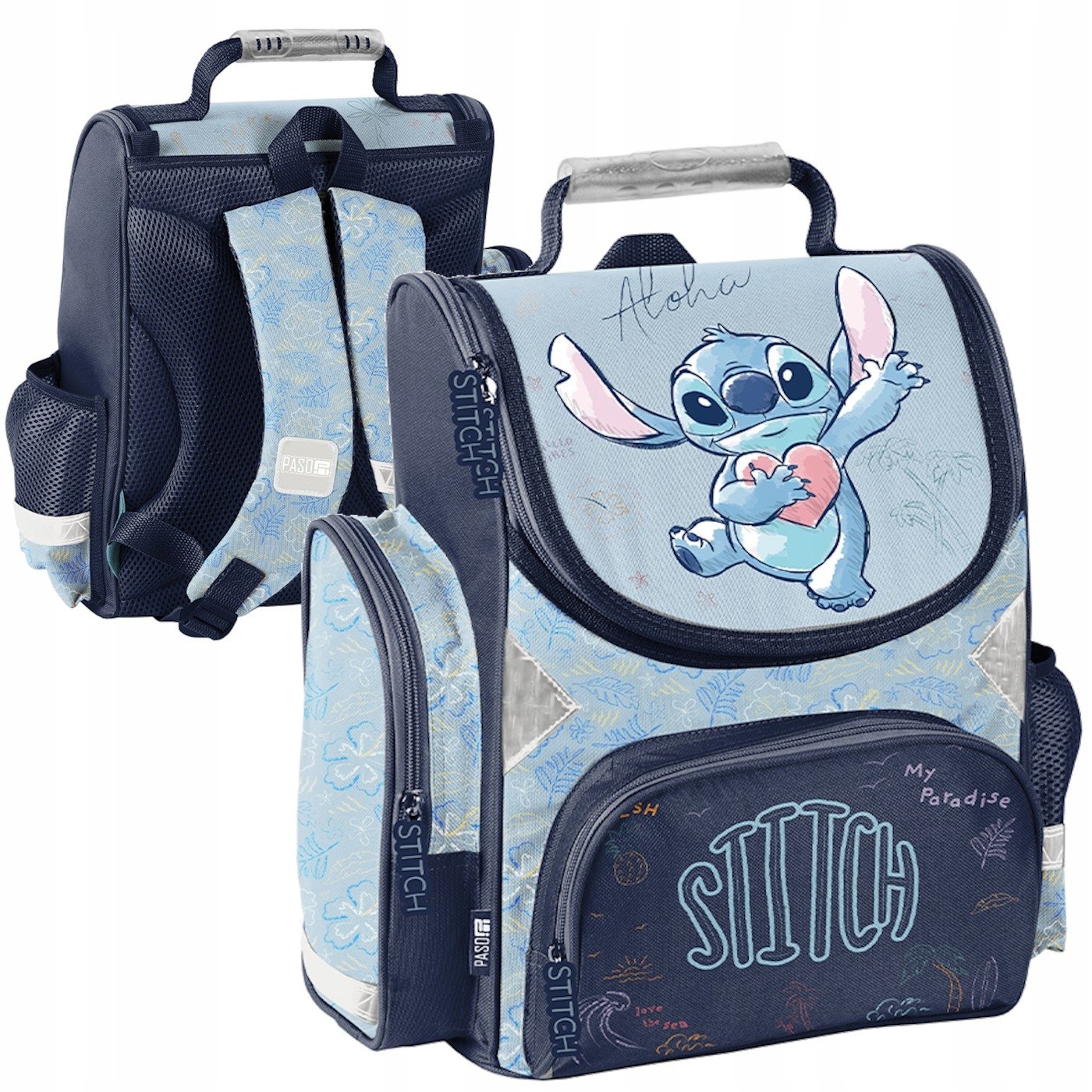 Tornister plecak szkolny Lilo i Stitch Blue Aloha Klasa 1-3