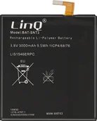 Baterie do telefonów - LinQ, bateria zastępcza do Sony Xperia T3 o pojemności 3000 mAh, czarna - miniaturka - grafika 1
