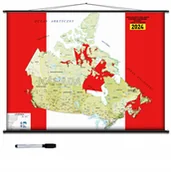 Przewodniki - Kanada. Mapa ścienna kodowo-drogowa - miniaturka - grafika 1