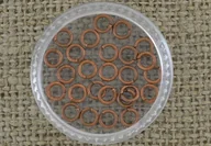 Biżuteria - akcesoria - [-01008] Ogniwka otwarte 4mm miedziane 200szt - miniaturka - grafika 1