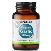 Przeziębienie i grypa - VIRIDIAN Viridian Ekologiczny Czosnek x 30 kaps - miniaturka - grafika 1