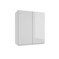 Szafki kuchenne - Szafka kuchenna wisząca PARMA A60 2D0S DSM biała - miniaturka - grafika 1