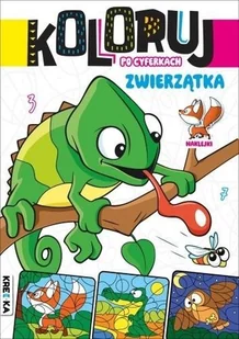 Koloruj po cyferkach zwierzątka - praca zbiorowa - książka - Literatura popularno naukowa dla młodzieży - miniaturka - grafika 1