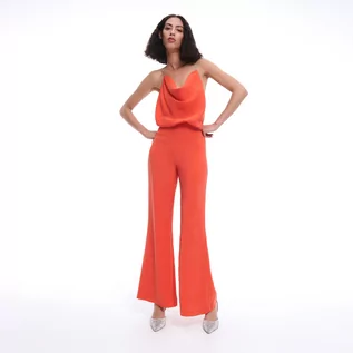 Sukienki - Reserved Kombinezon z modalu - Pomarańczowy - grafika 1