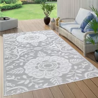 Dywany zewnętrzne - VidaXL Dywan na zewnątrz, jasnoszary, 120x180 cm, PP! 310449 VidaXL - miniaturka - grafika 1
