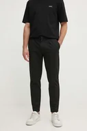 Spodnie męskie - Calvin Klein spodnie męskie kolor czarny dopasowane K10K113648 - miniaturka - grafika 1