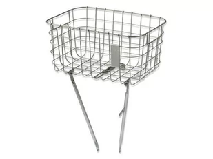 Basil Kosz na przednią oś ROBIN 26"-28", stalowy silver cloud A-BAS-11219 - Koszyki rowerowe - miniaturka - grafika 1