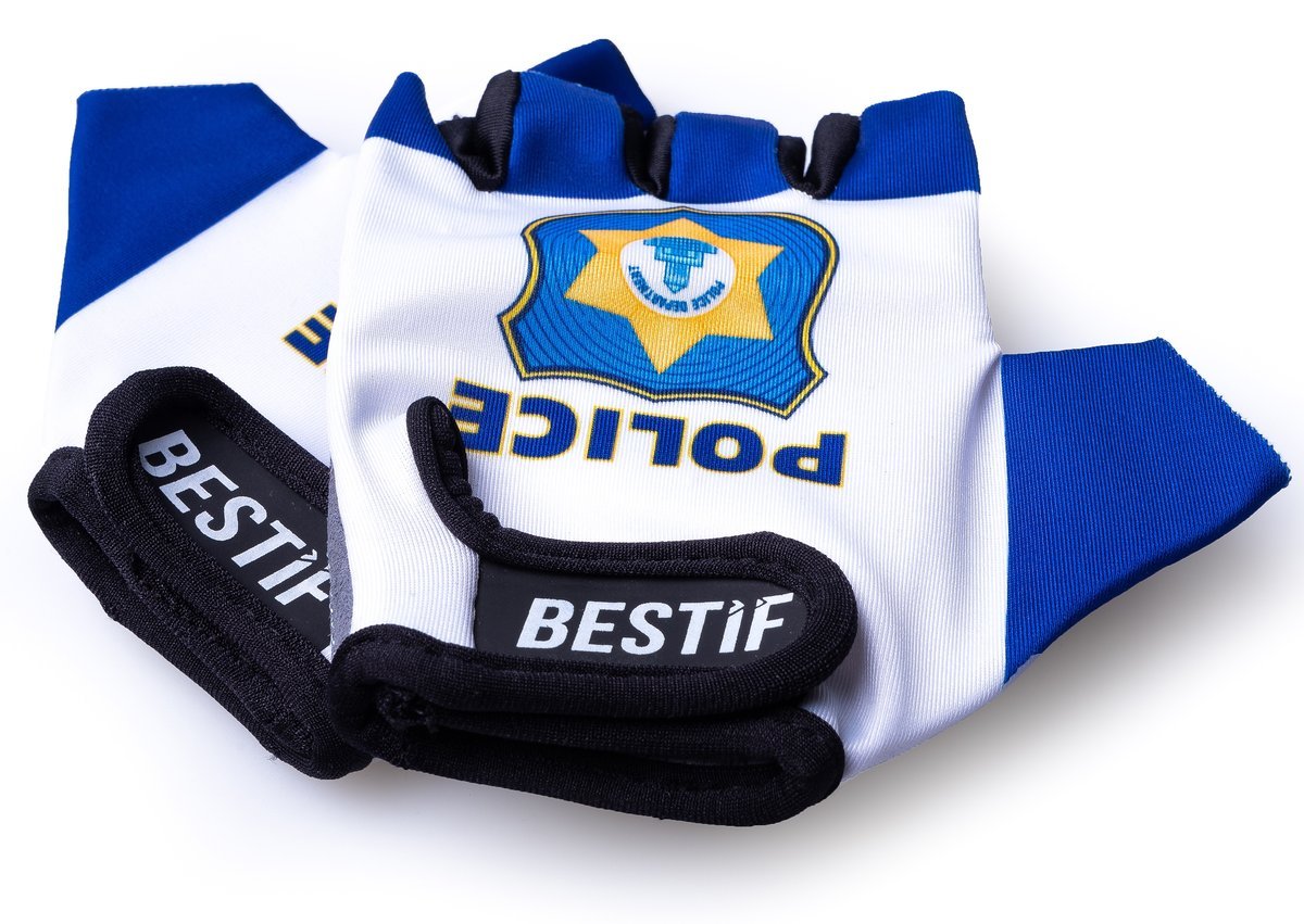Rękawiczki rowerowe dziecięce rower rolki BRR06 Bestif S/M