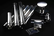 Kominy i akcesoria - Pakiet kominowy DN 130 do kotła z otwartą komorą spalania Krzyspol - miniaturka - grafika 1