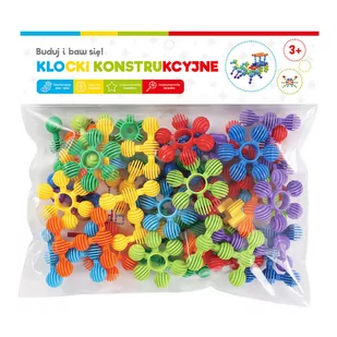 Klocki konstrukcyjne kulki (54 elementy) - Klocki - miniaturka - grafika 1