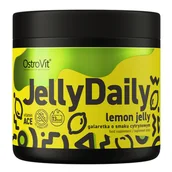 Galaretki - OstroVit Jelly Daily 350 g - cytrynowy, witaminowa galaretka w proszku bez cukru, suplement diety - miniaturka - grafika 1