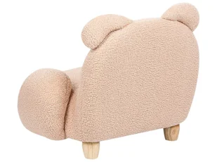 Fotel dziecięcy królik teddy beżowy KANNA - Fotele i pufy dla dzieci - miniaturka - grafika 8