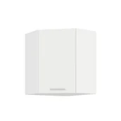 Szafki kuchenne - Szafka Górna Wisząca Narożna 1 Drzwi 58 x 58 GN-72 1F Eko White Stolarz Lempert Biały - miniaturka - grafika 1