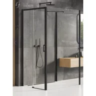 Kabiny prysznicowe - New Trendy K-0978 KABINA PRIME BLACK PROSTOKĄTNA PRZY$444CIENNA P 100x90x200 CZYSTE 6mm ACTIVE SHIELD - miniaturka - grafika 1