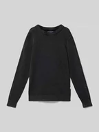 Swetry dla chłopców - Sweter o kroju regular fit z efektem dzianiny model ‘Charge’ - miniaturka - grafika 1