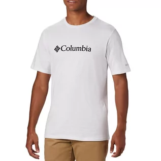 Koszulki sportowe męskie - Koszulka Columbia CSC Basic Logo 1680053100 - biała - grafika 1